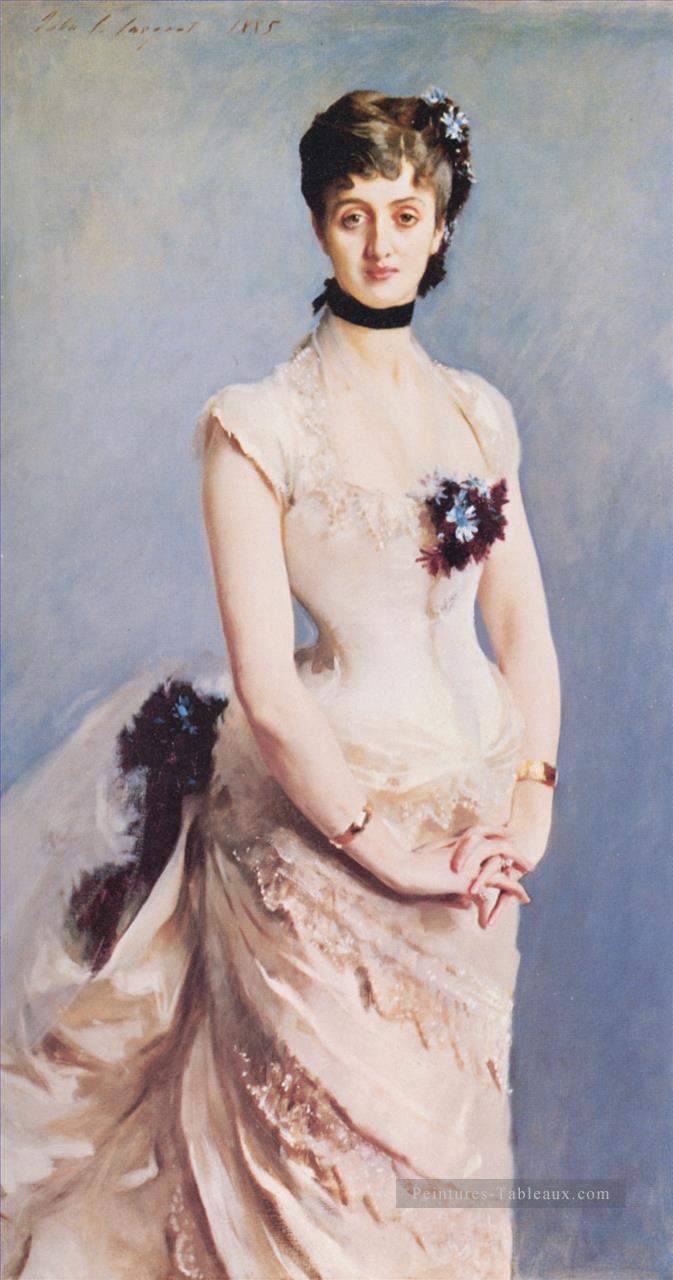 Portrait de Madame Paul Poirson John Singer Sargent Peintures à l'huile